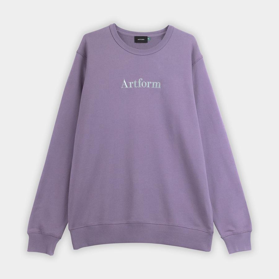 Plum Serif Artform Crewneck