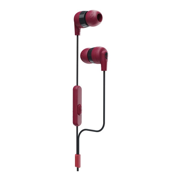 Skullcandy Ink'd+ W/Mic Headphones - Moab Red/Black