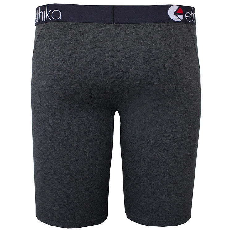 Ethika Black Heather Staple Boxers