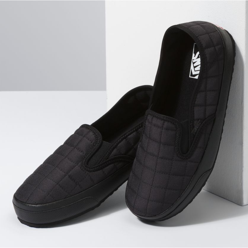 Black Slip-Er 2 Vans Slippers Front