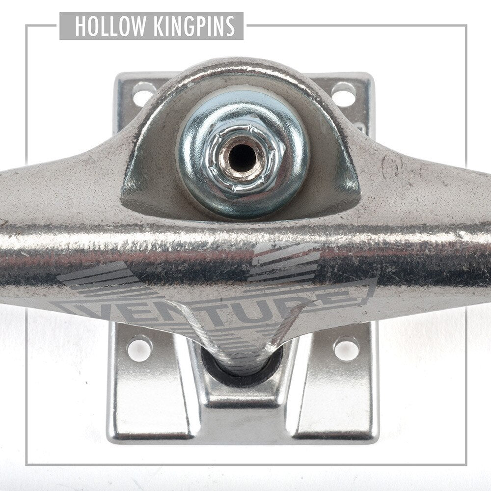 Venture All Polished V-Hollow Skateboard Trucks