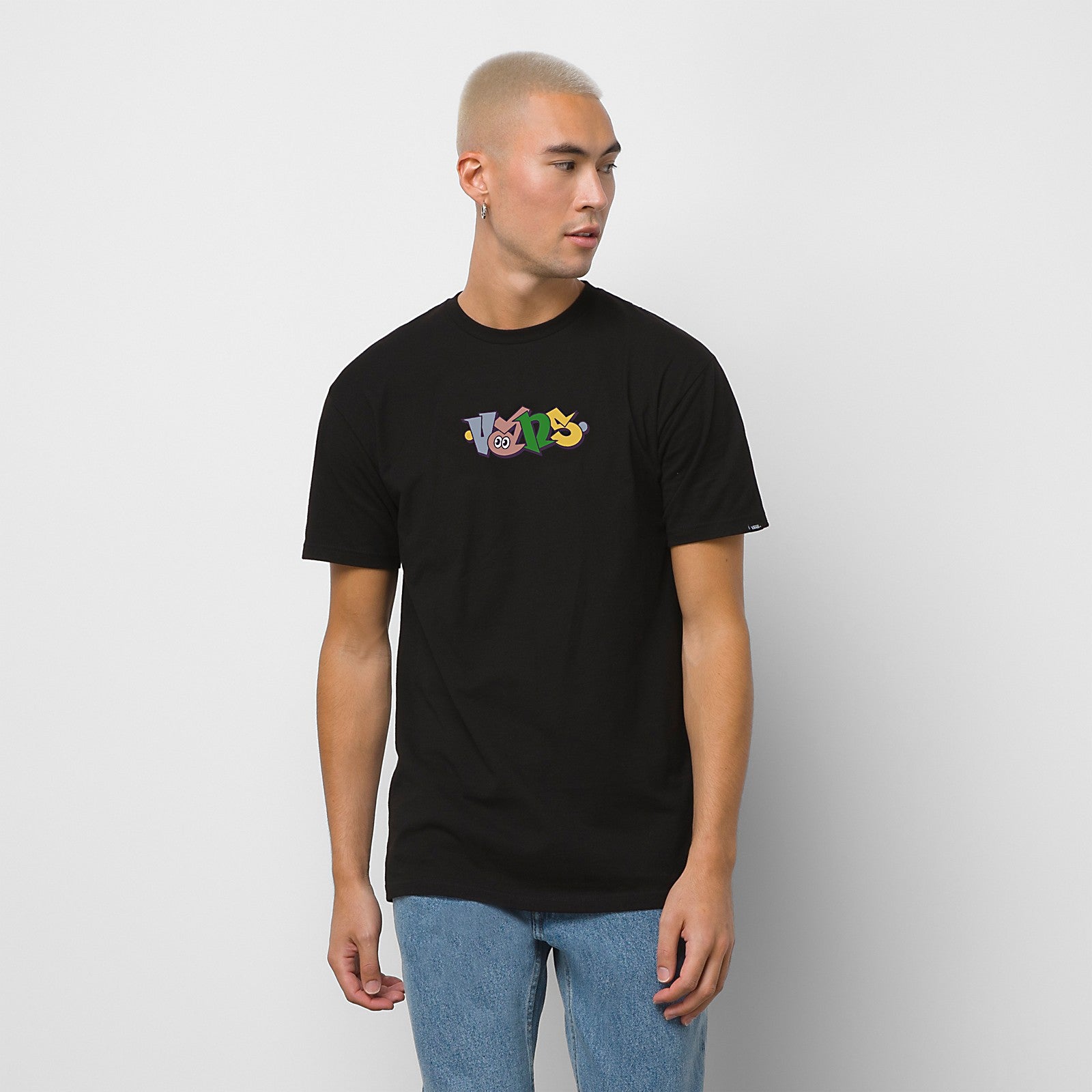 Black Logo Type Vans T-shirt