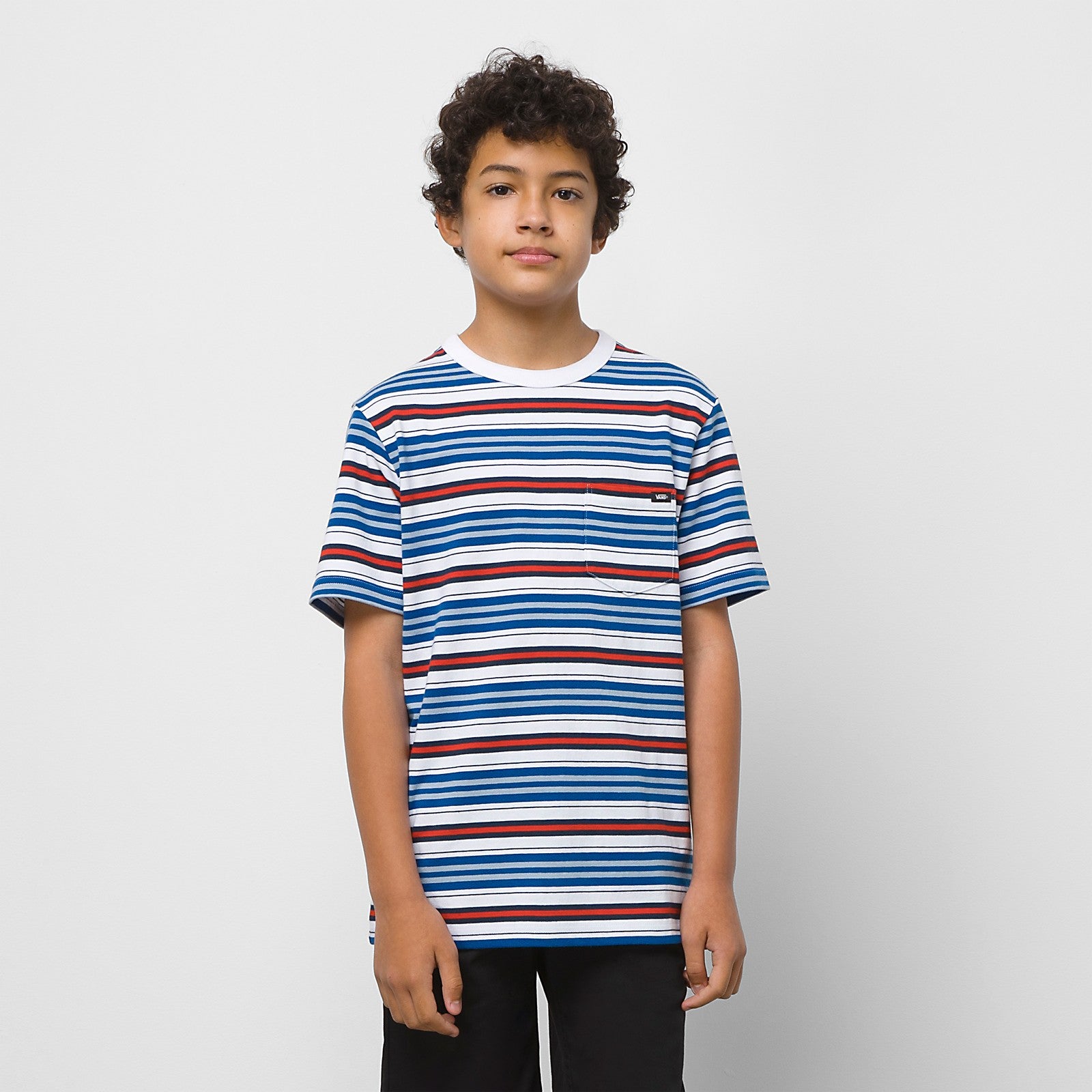 Kids Multi Color Vans Stripe Tee