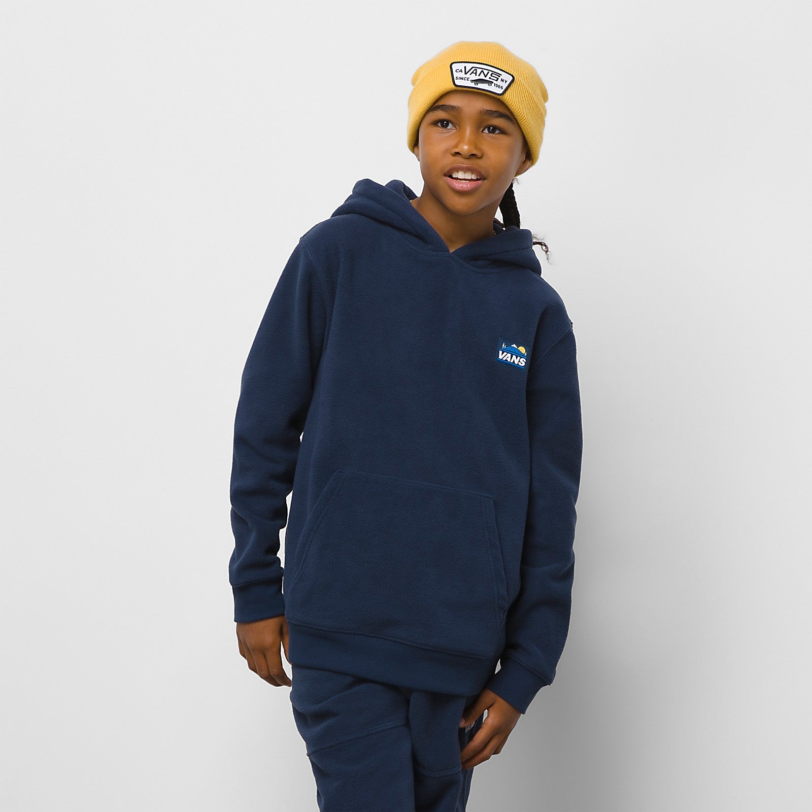 Dress Blues Polar Fleece Kids Vans Hoodie