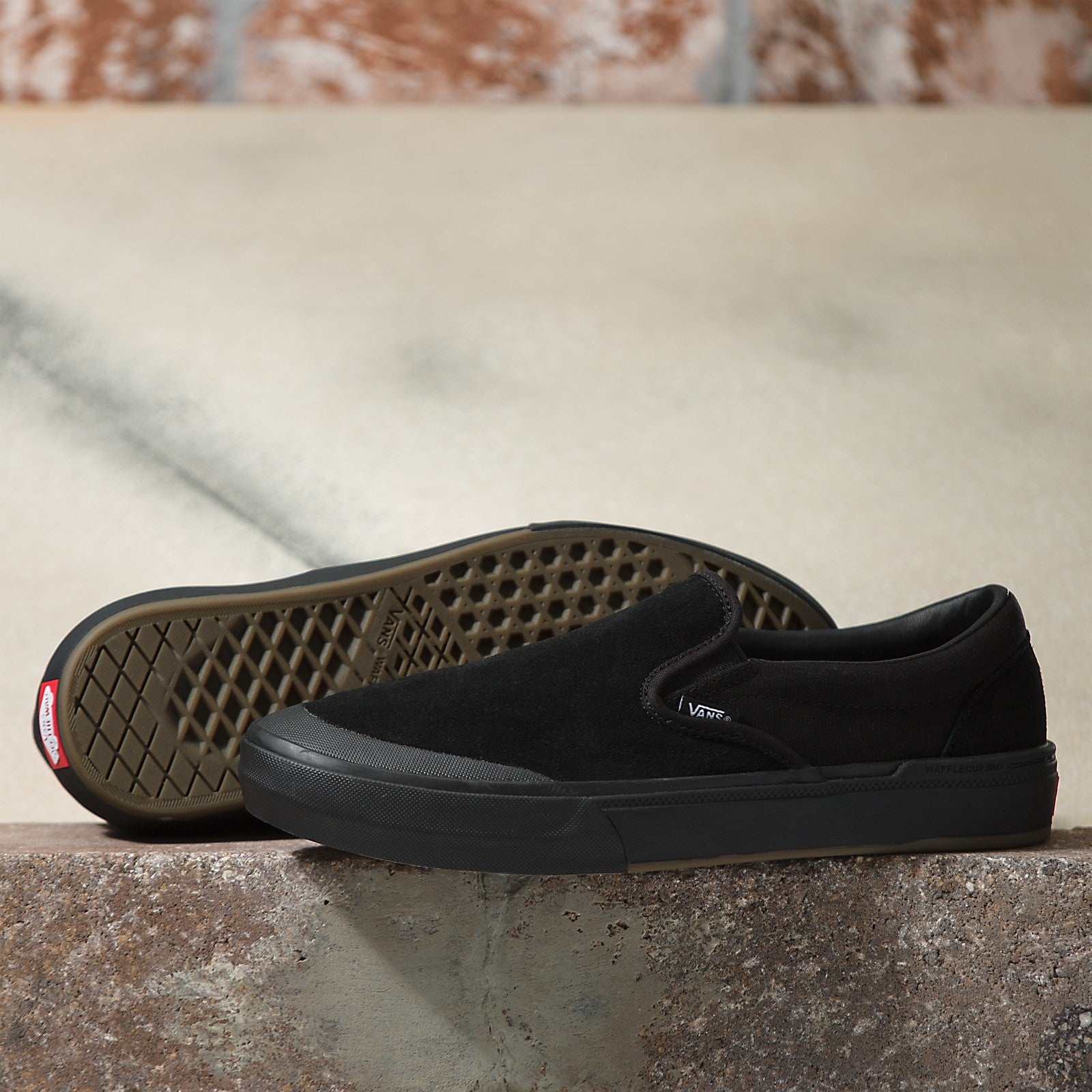 Black/Black BMX Vans Slip On Shoe