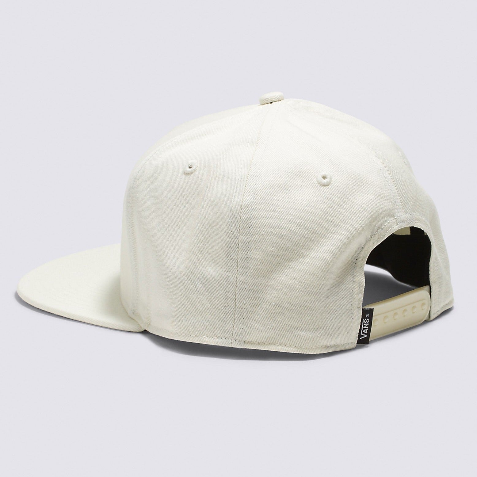 Antique White Ashmun Vans Snapback Hat Back