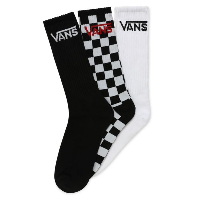 3-pack classic vans crew socks