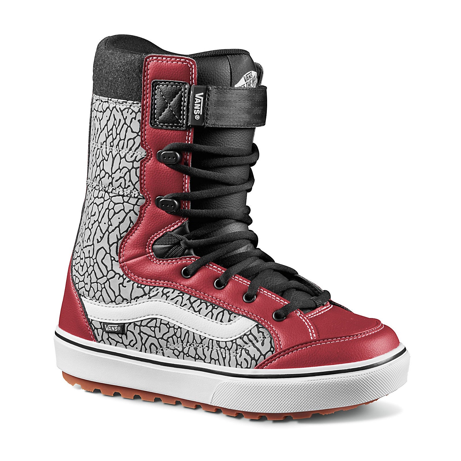 Chili Pepper/Black Hi-Standard LinerLess Vans Snowboard Boots