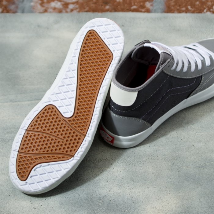 Frost Gray Synthetic Lizzie Armanto Vans Skateboarding Shoe Bottom