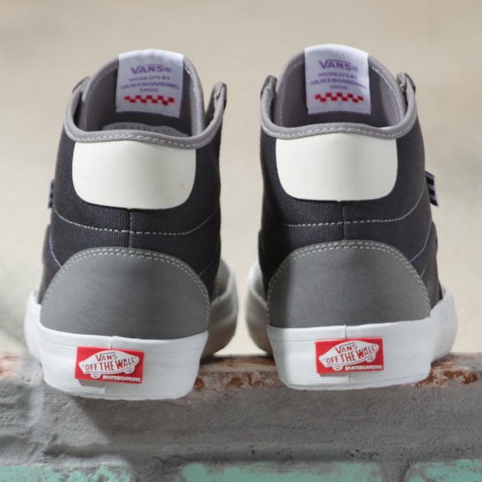 Frost Gray Synthetic Lizzie Armanto Vans Skateboarding Shoe Back