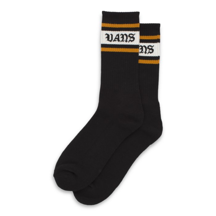 Black Stripe Vans Crew Socks