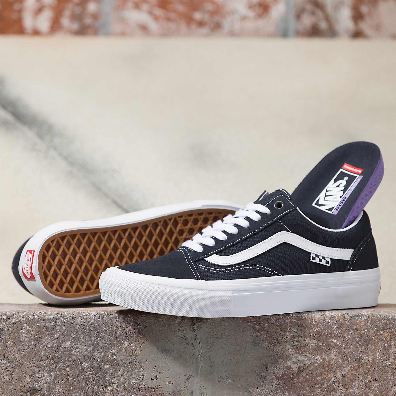 Dark Navy Wrapped Vans Skate Old Skool Skate Shoe