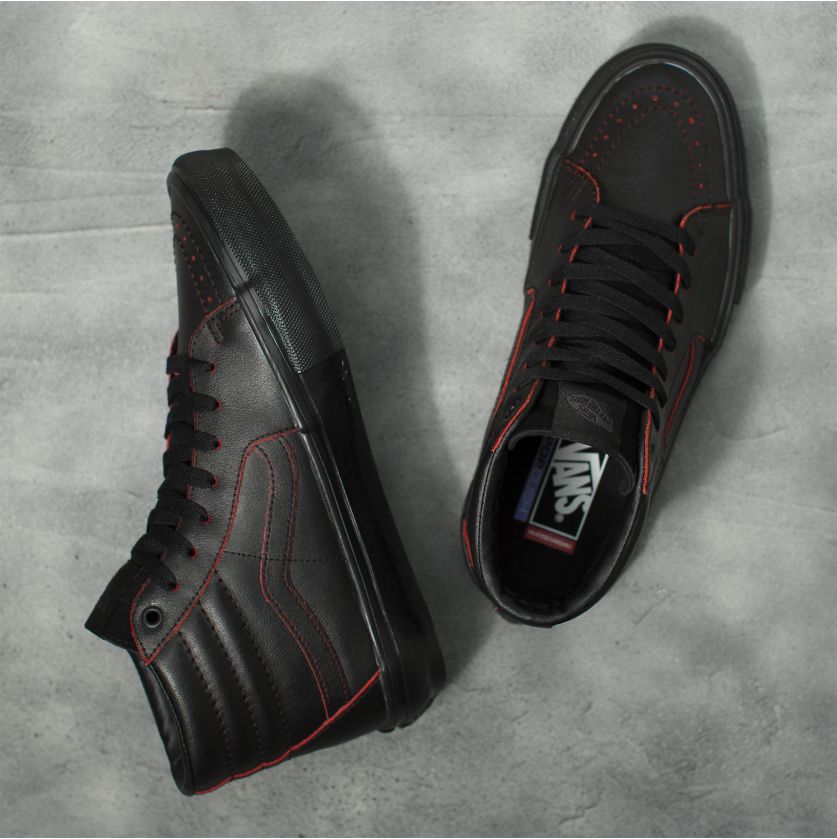 Wear Away Skate Sk8-hi Vans Skateboarding Shoe Top