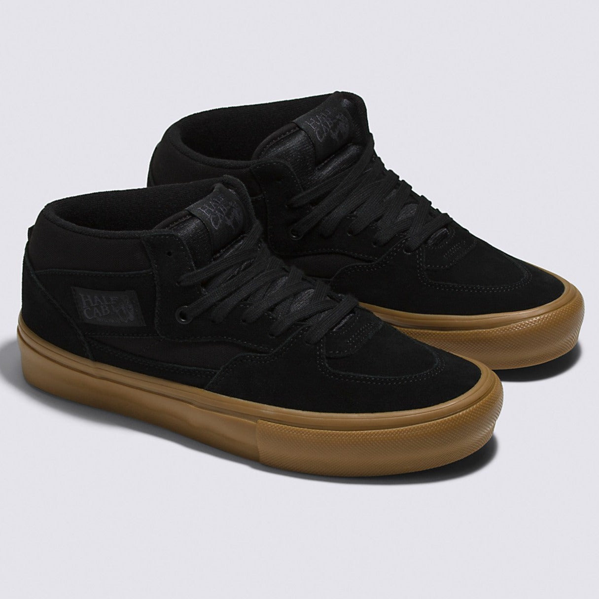 Black/Gum Skate Half Cab Vans Skate Shoe