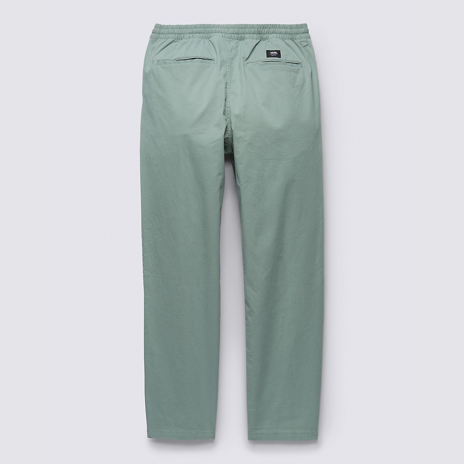 Chinois Green Range Relaxed Vans Elastic Waist Pants Back