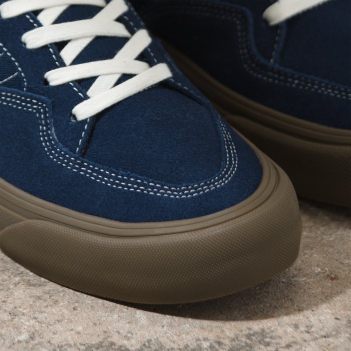 Dress Blues Rowan Pro Vans Skateboarding Shoe Detail