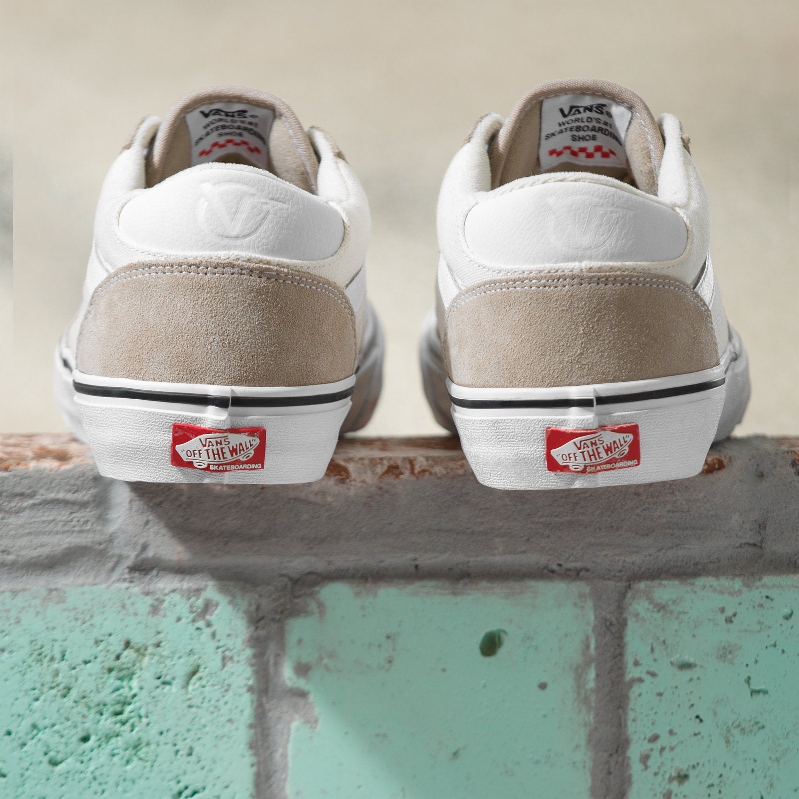 Cobblestone Rowan Pro Vans Skateboarding Shoe Back