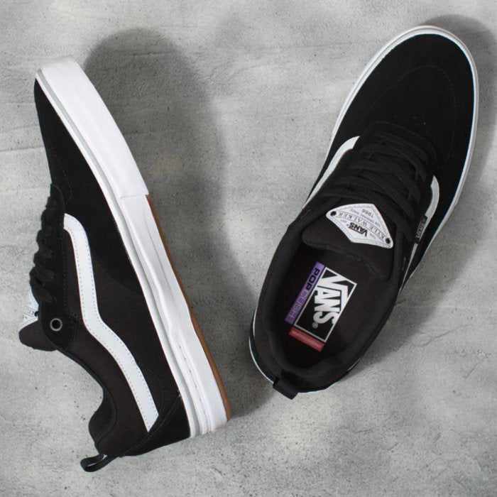 Black/Reflective Kyle Walker Vans Skateboard Shoe Top