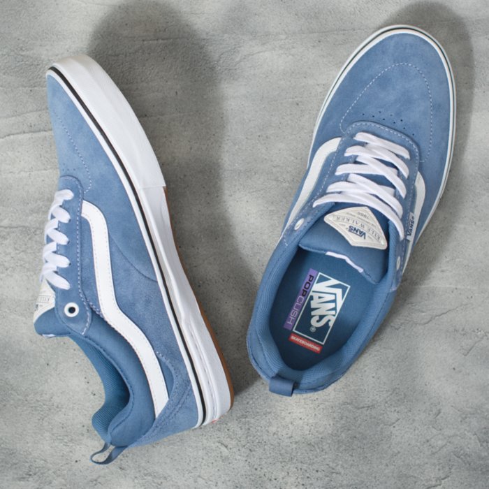 Moonlight Blue Kyle Walker Vans Skateboarding Shoe Top