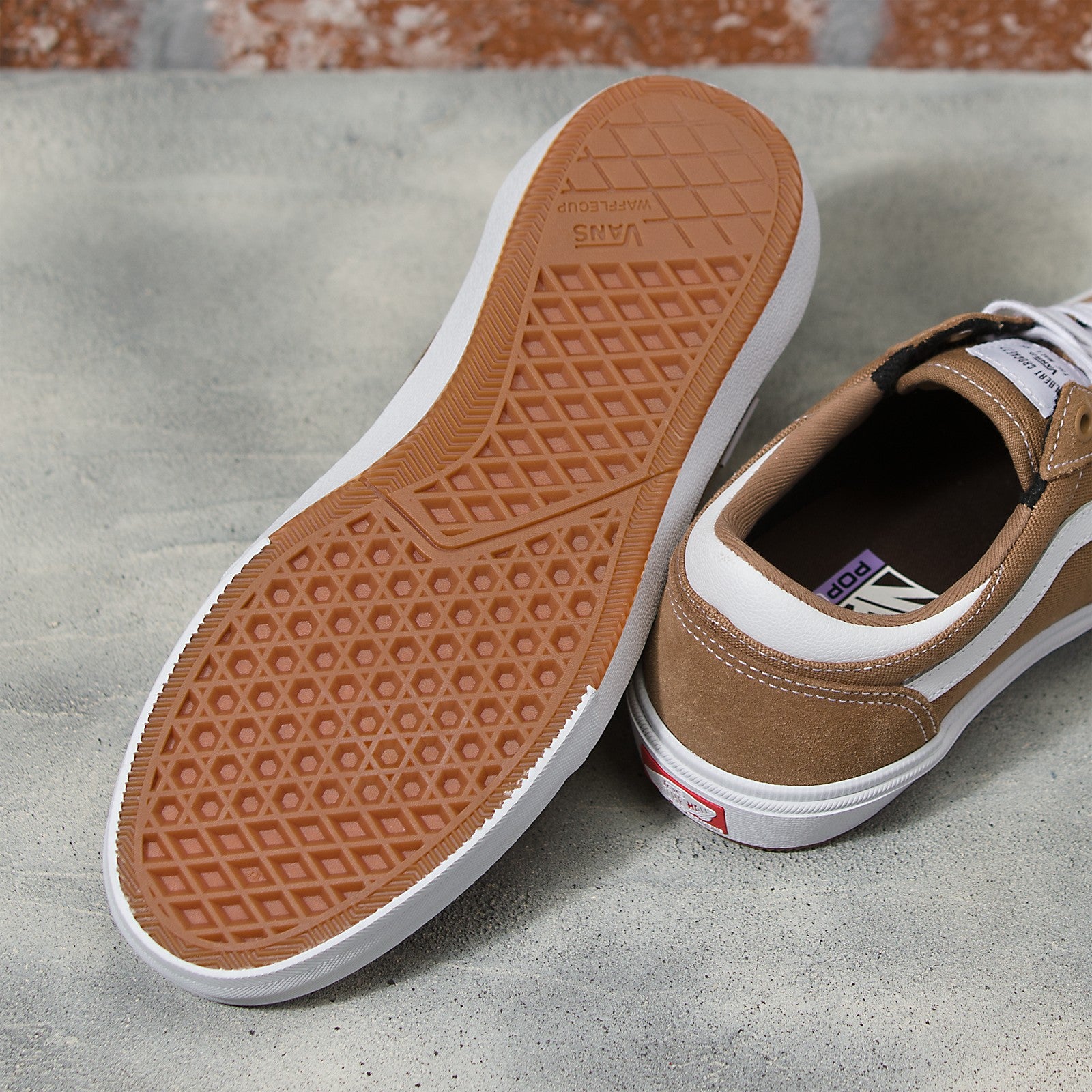 Tobacco Gilbert Crockett Vans Skateboard Shoe Bottom