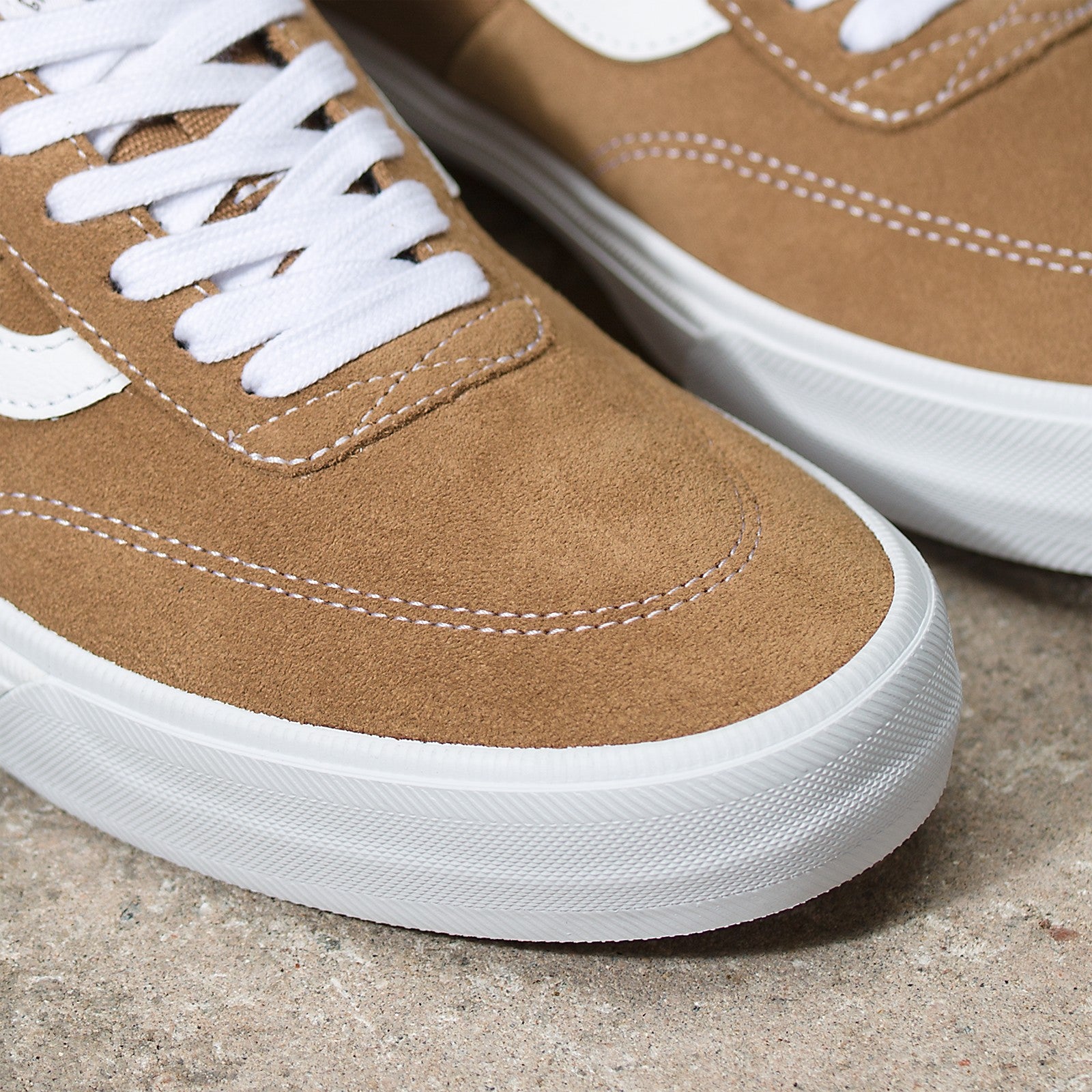 Tobacco Gilbert Crockett Vans Skateboard Shoe Detail