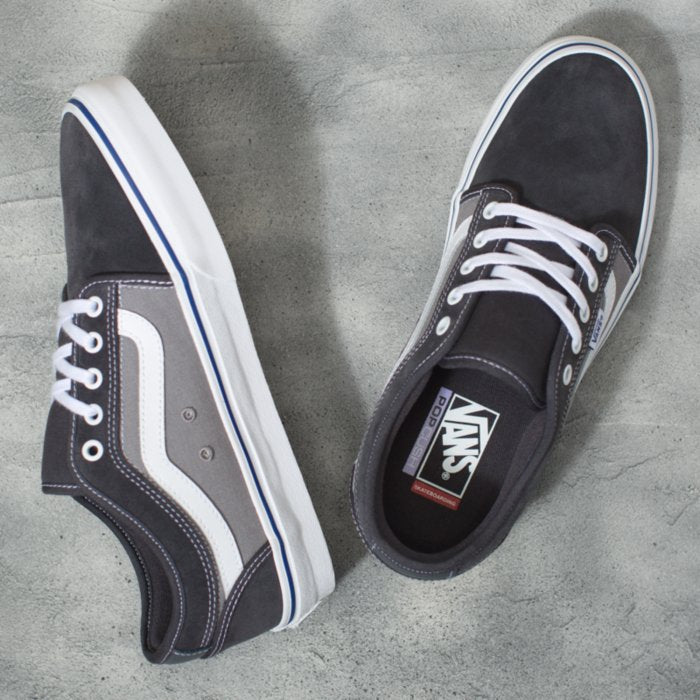 Asphalt Chukka Low Sidestripe Vans Skateboarding Shoe Top