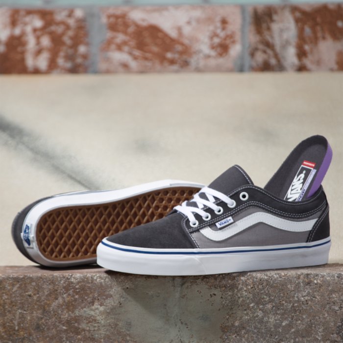 Asphalt Chukka Low Sidestripe Vans Skateboarding Shoe