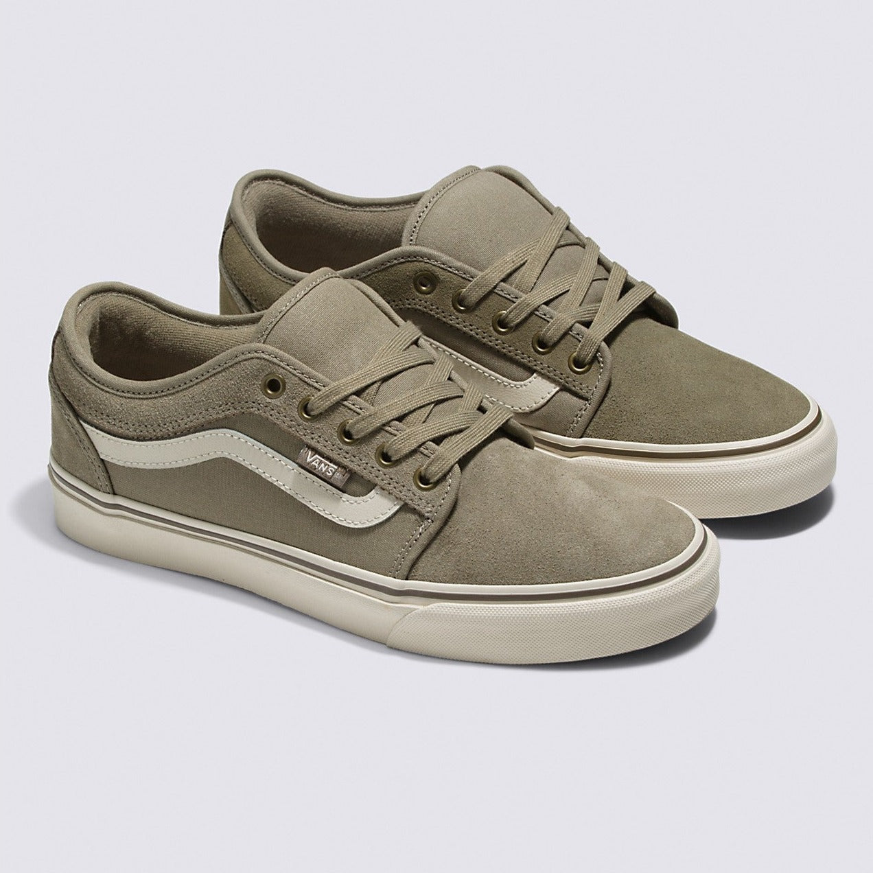 Mocha Chukka Low Sidestripe Vans Skate Shoe