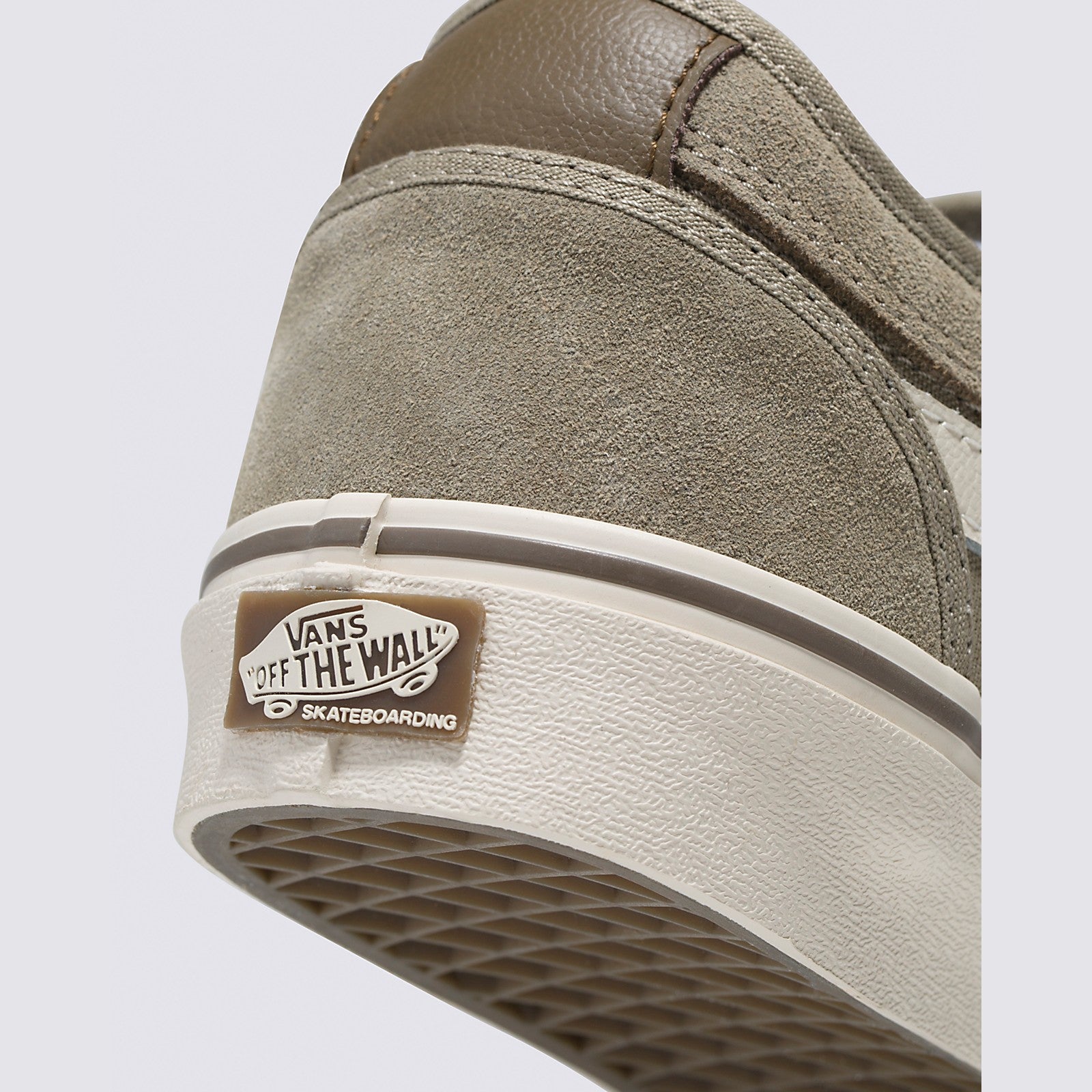 Mocha Chukka Low Sidestripe Vans Skate Shoe Back