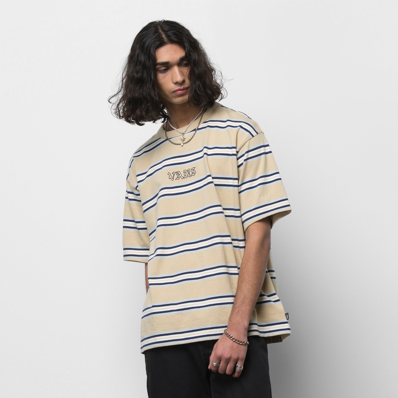 Taos Taupe Wilson Knit Vans Striped T-Shirt