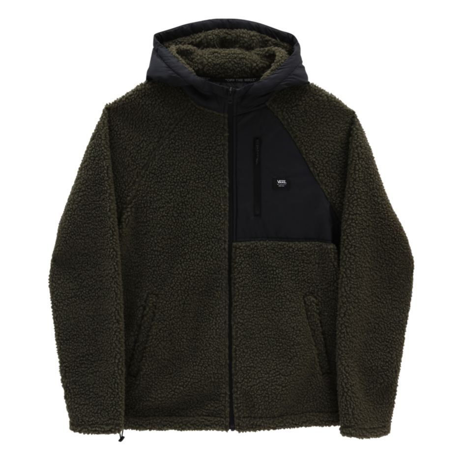 Grape Leaf Vans Sherpa Hoodie