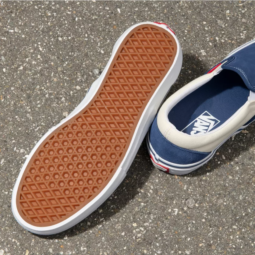 STY Navy Classic White Vans Slip