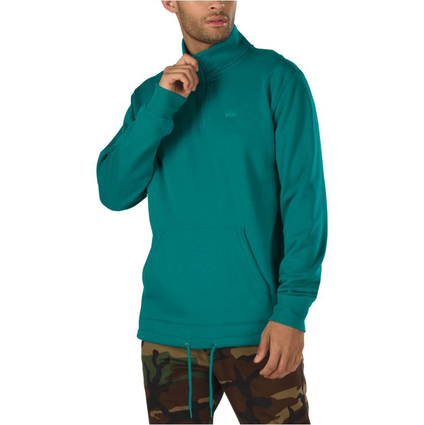 Vans Versa Quarter Zip Sweatshirt - Quetzal