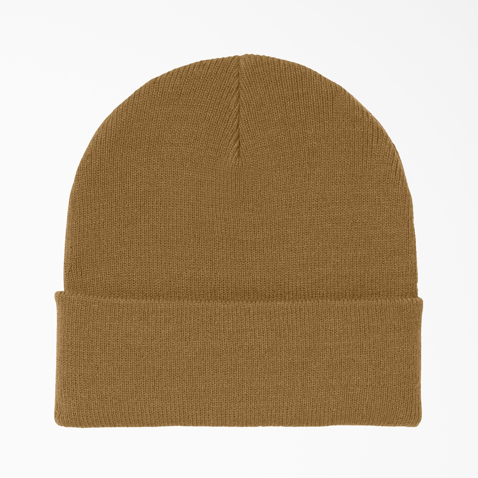 Brown Duck Cuffed Knit Dickies Beanie Back