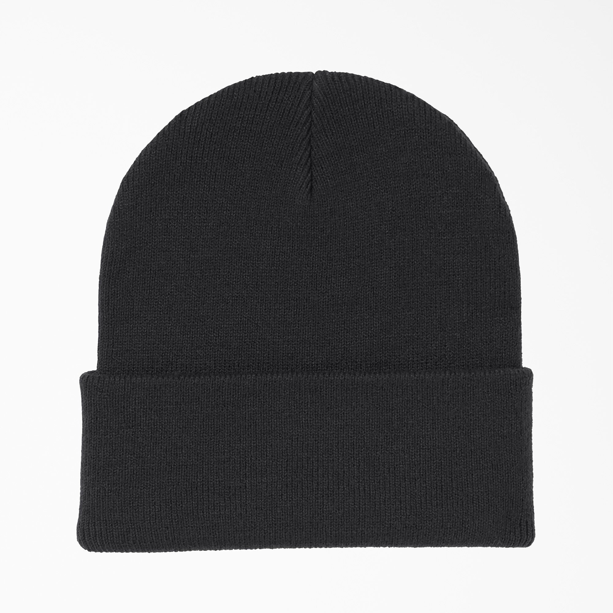 Black Cuffed Knit Dickies Beanie back