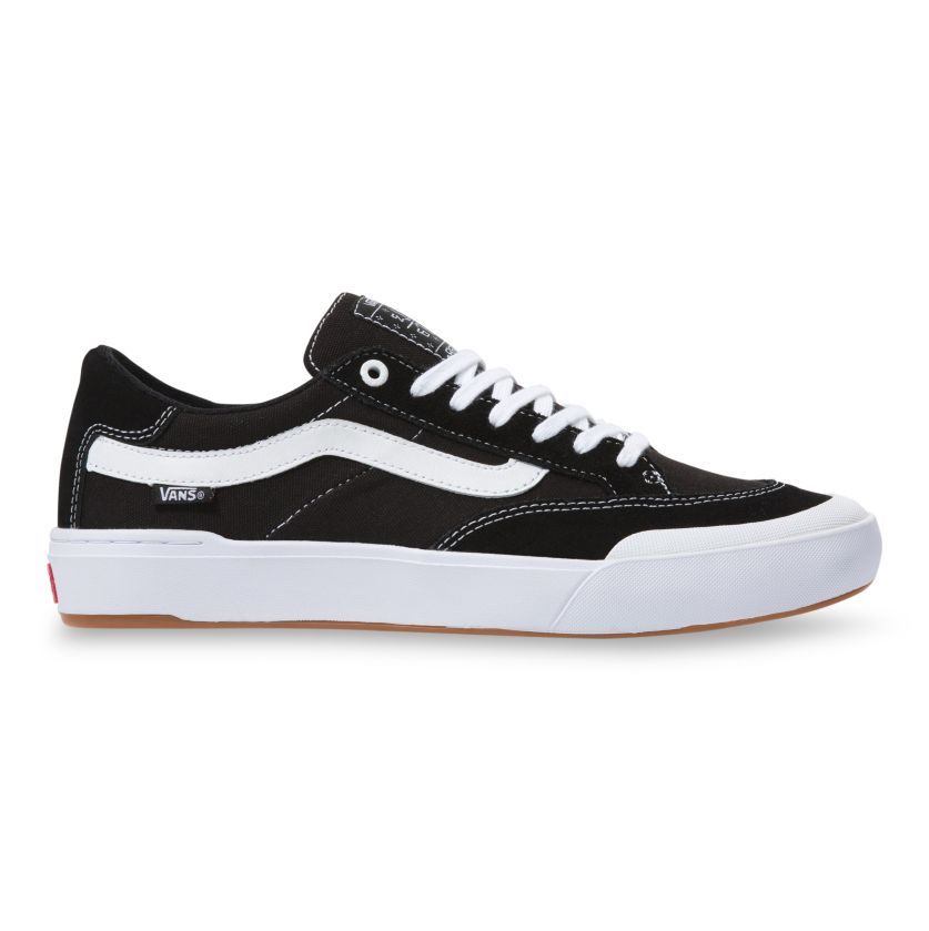 Vans Berle Pro Skateboard Shoe  - Black/True White