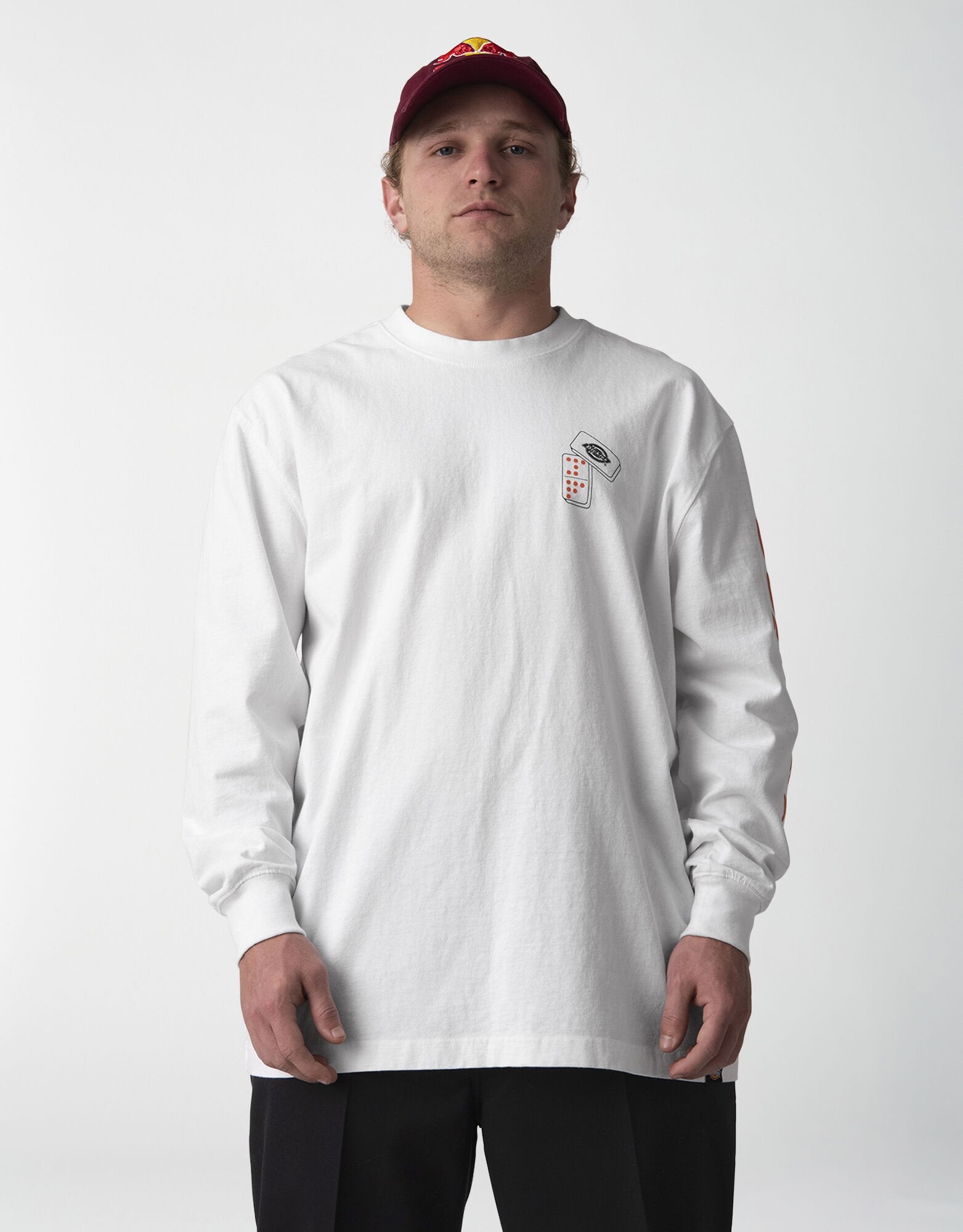 Dickies Jamie Foy Havana Heights Graphic Long Sleeve Tee - White