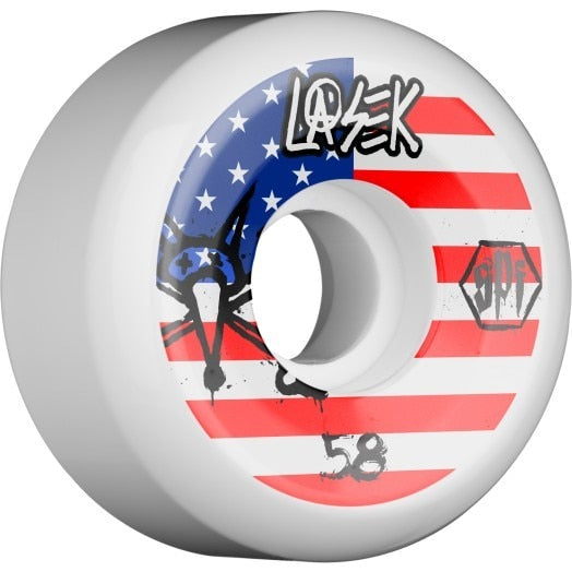 Bones SPF Lasek USA P5 Skateboard Wheels