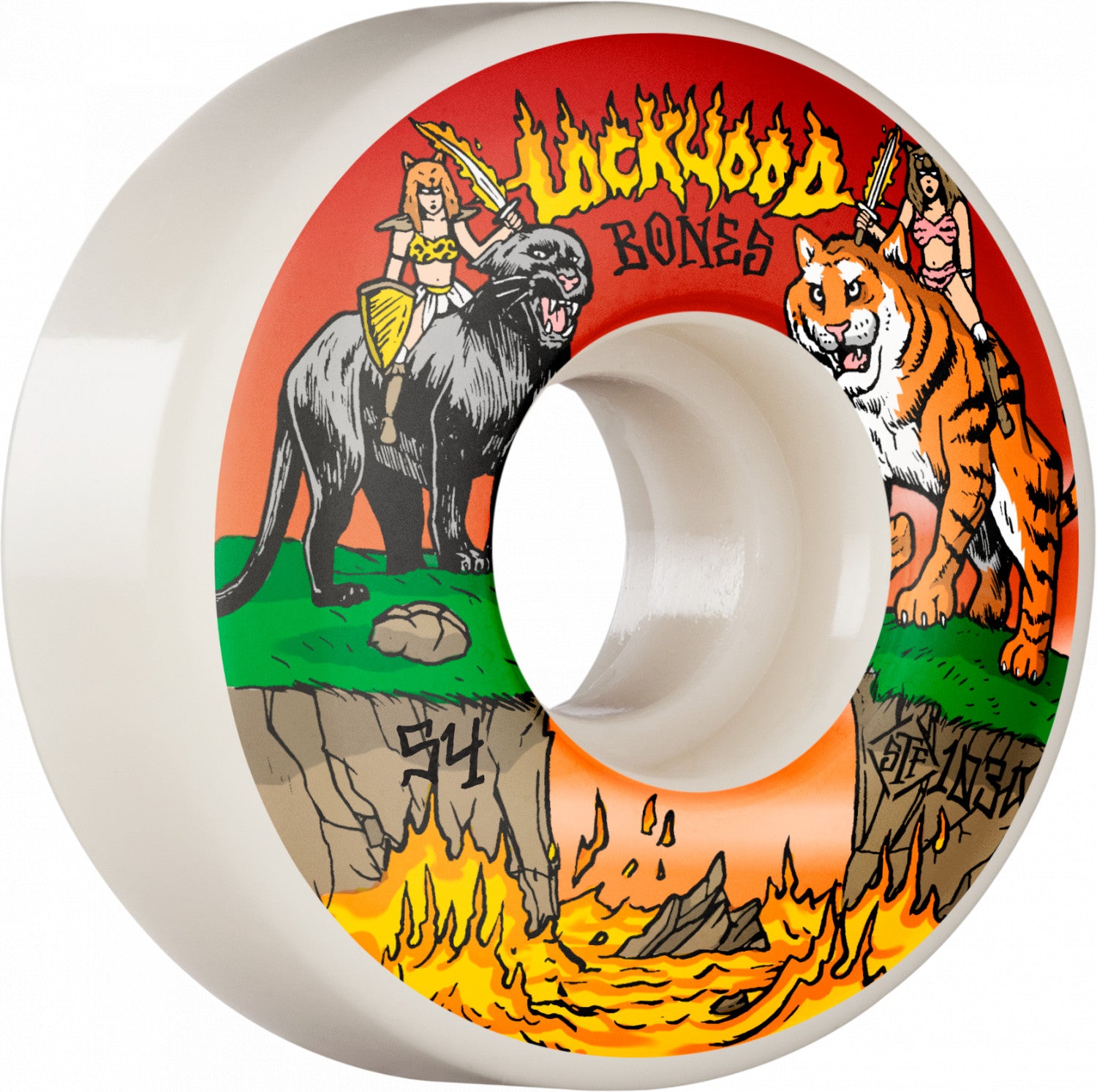 Cody Lockwood 103a V3 Slims Bones STF Skateboard Wheels