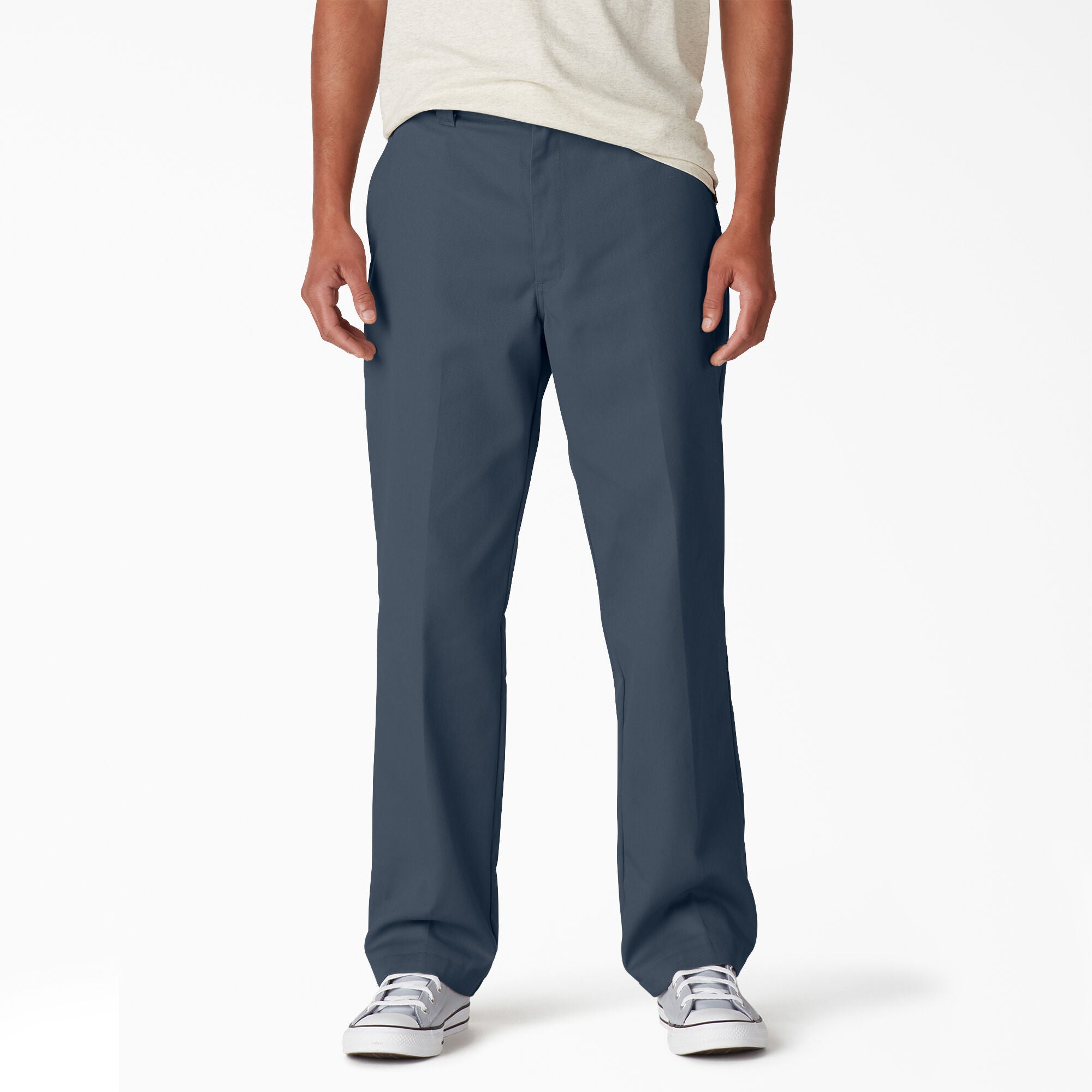 Airforce Blue Dickies Regular Fit Skateboarding Pants Front