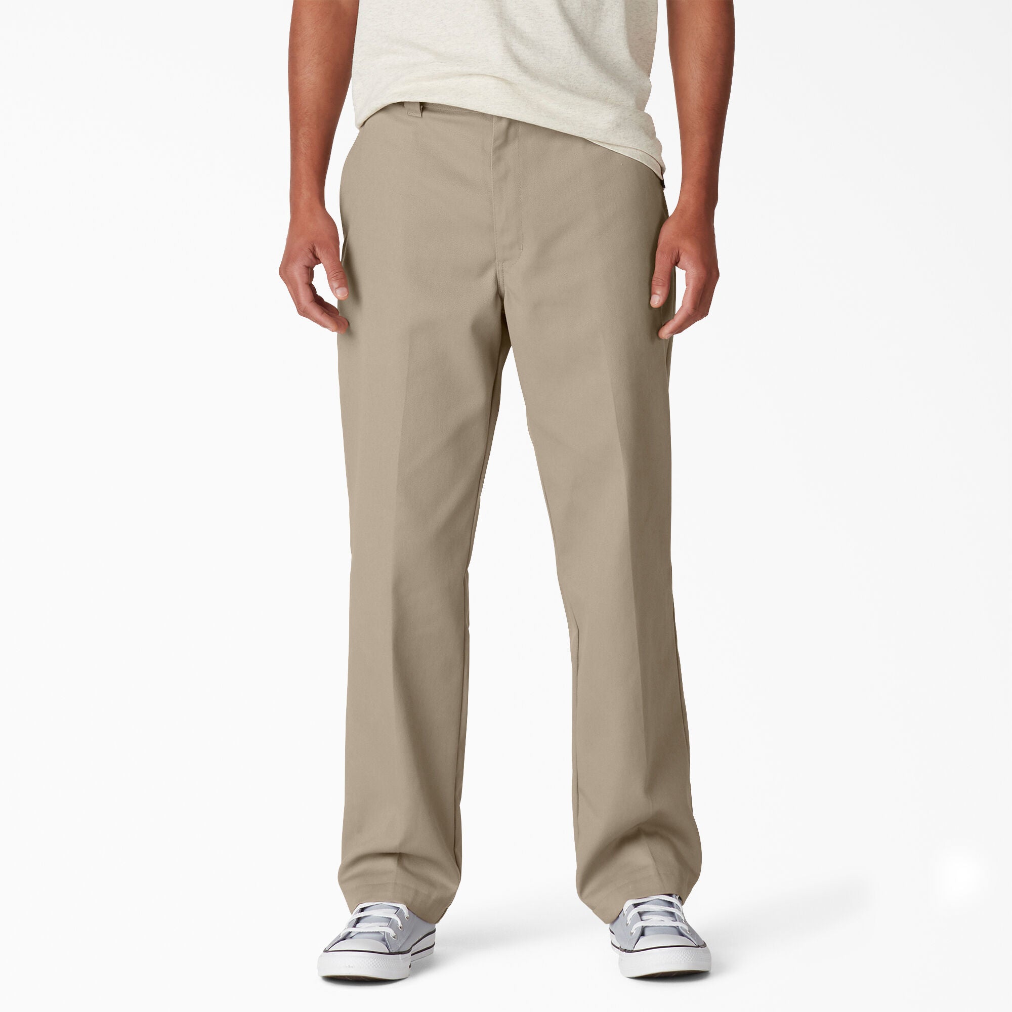 Desert Sand Dickies Regular Fit Skateboarding Pants Front