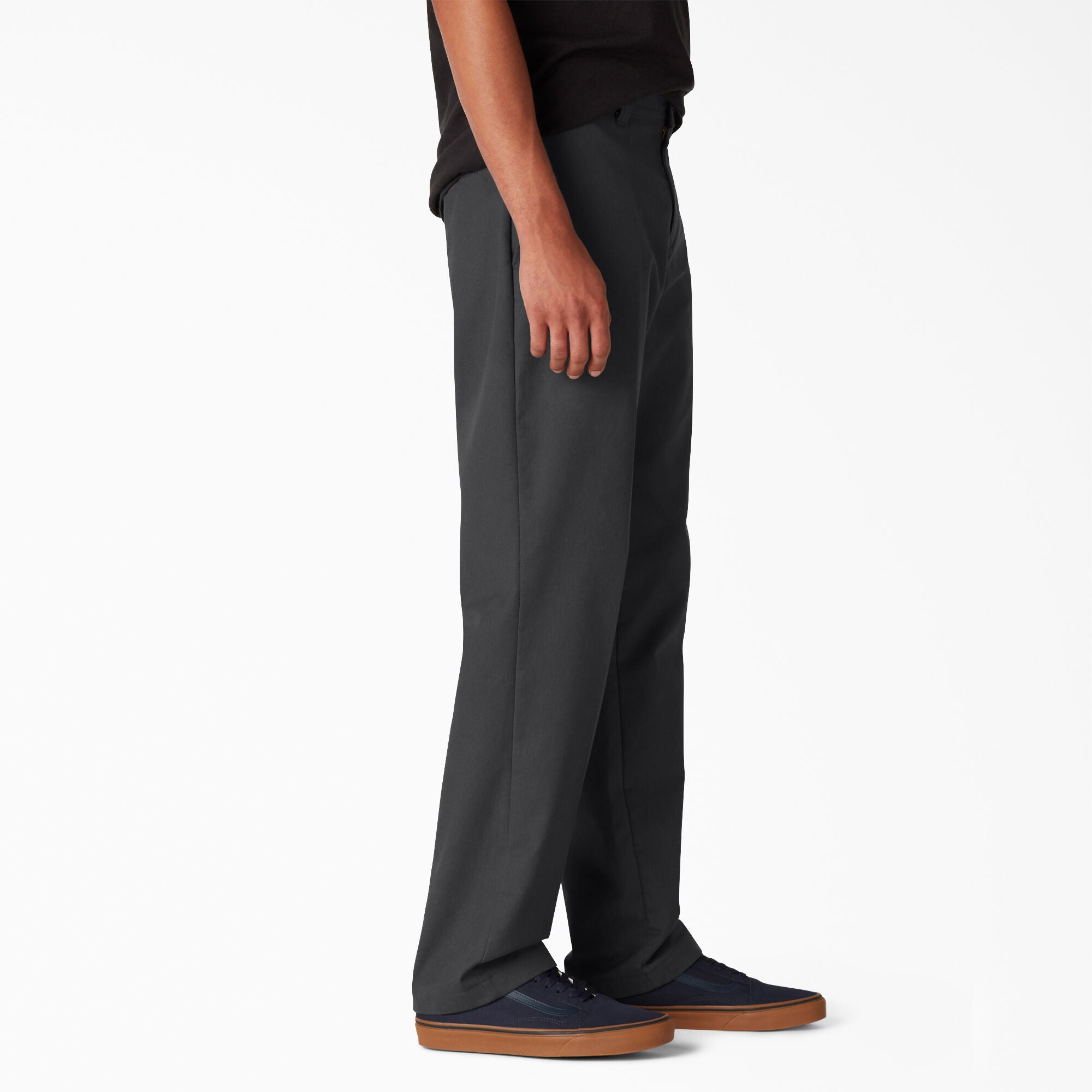 Black Dickies Skateboarding Slim Pant Side