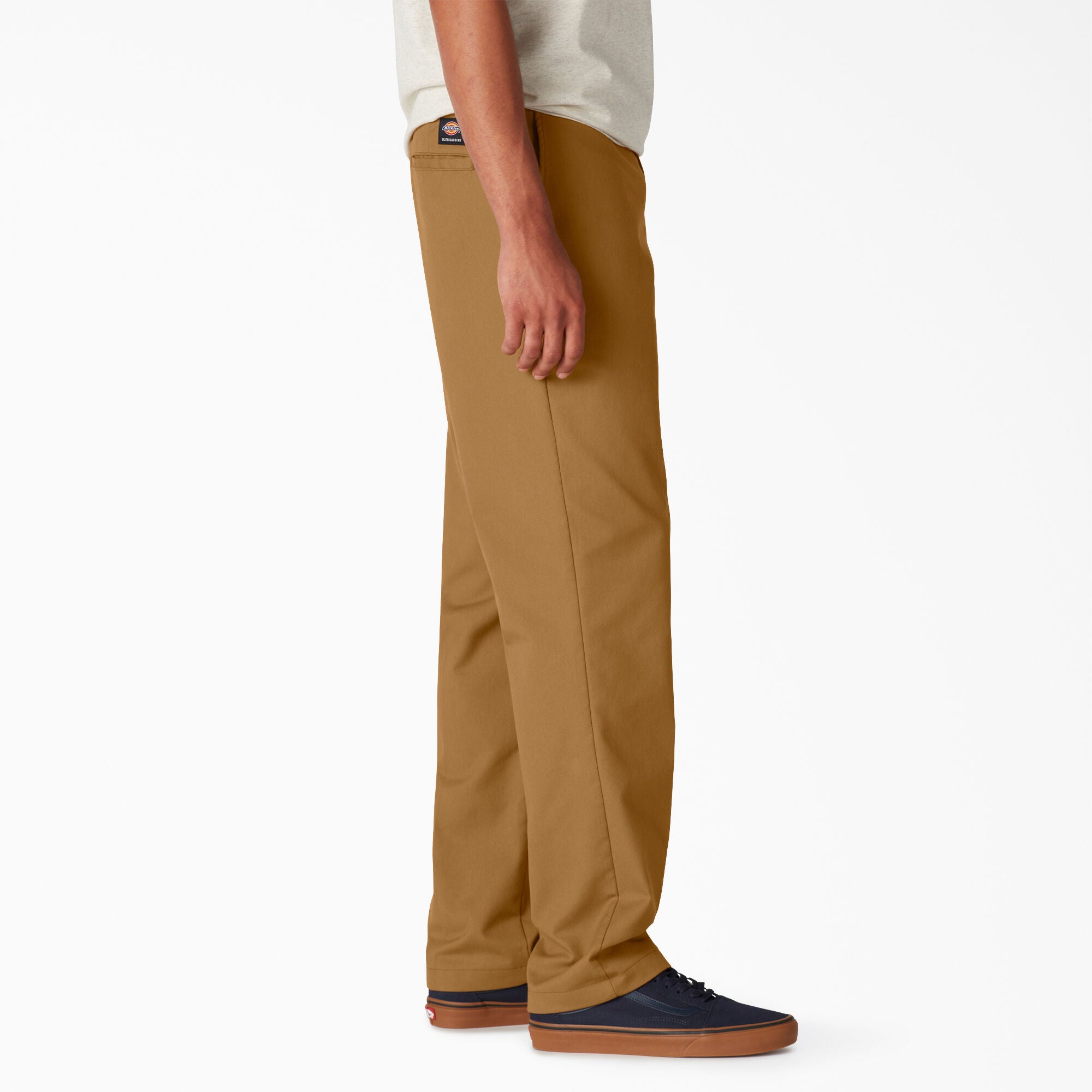 Brown Duct Contrast Dickies Skateboarding Slim Pant Side