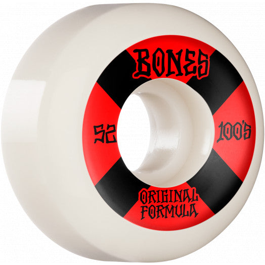 White Red Bones V5 100s Wheels