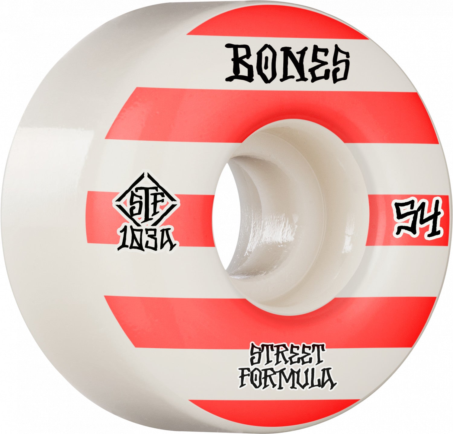 V4 Wide Bones STF Patterns Skateboard Wheels