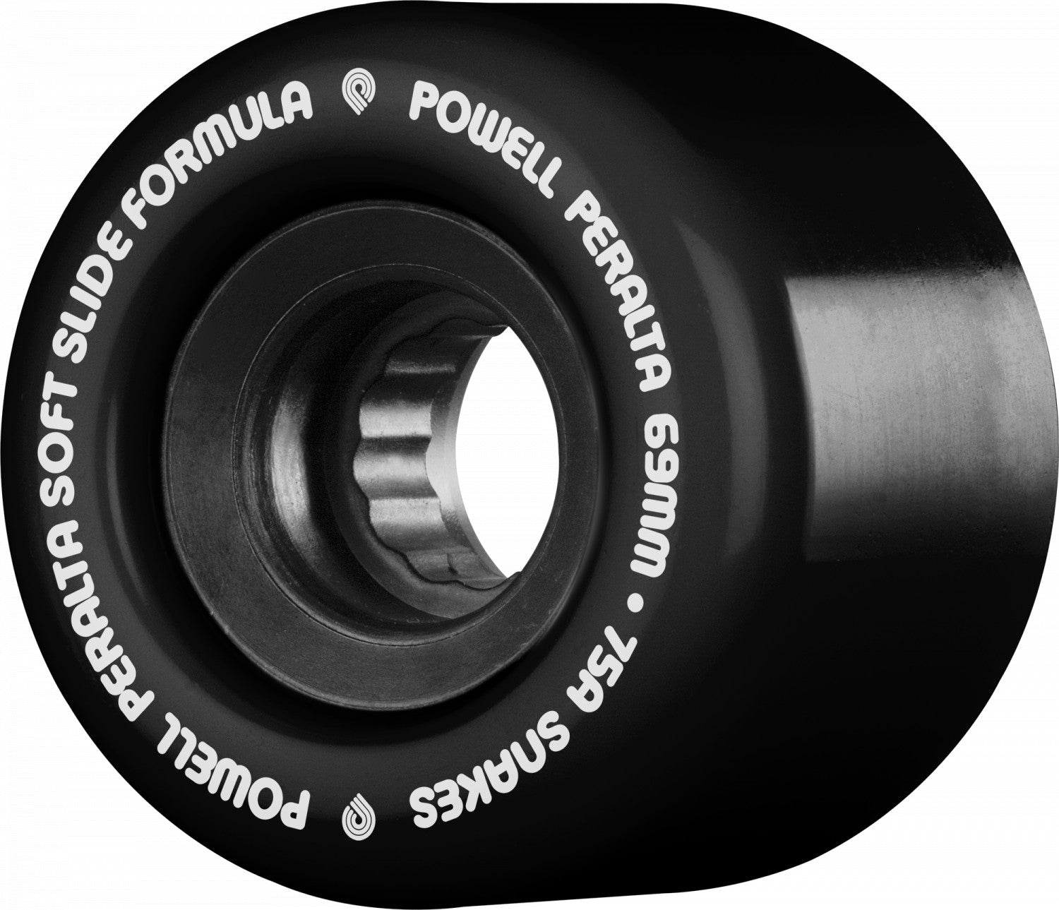 Black Soft Slide Powell Peralta Skateboard Wheels