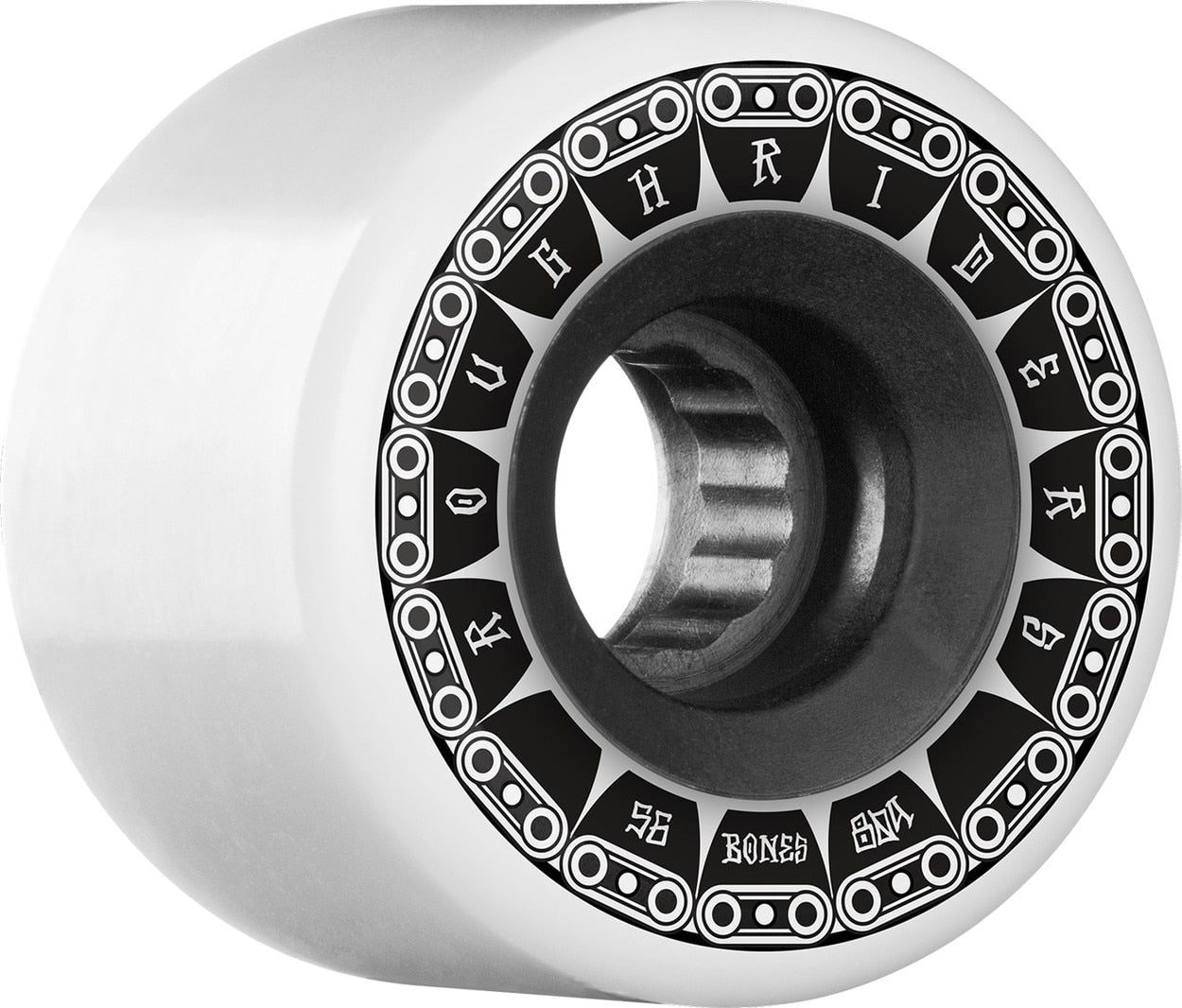 Bones ATF Tank Rough Riders Skateboard Wheels - White