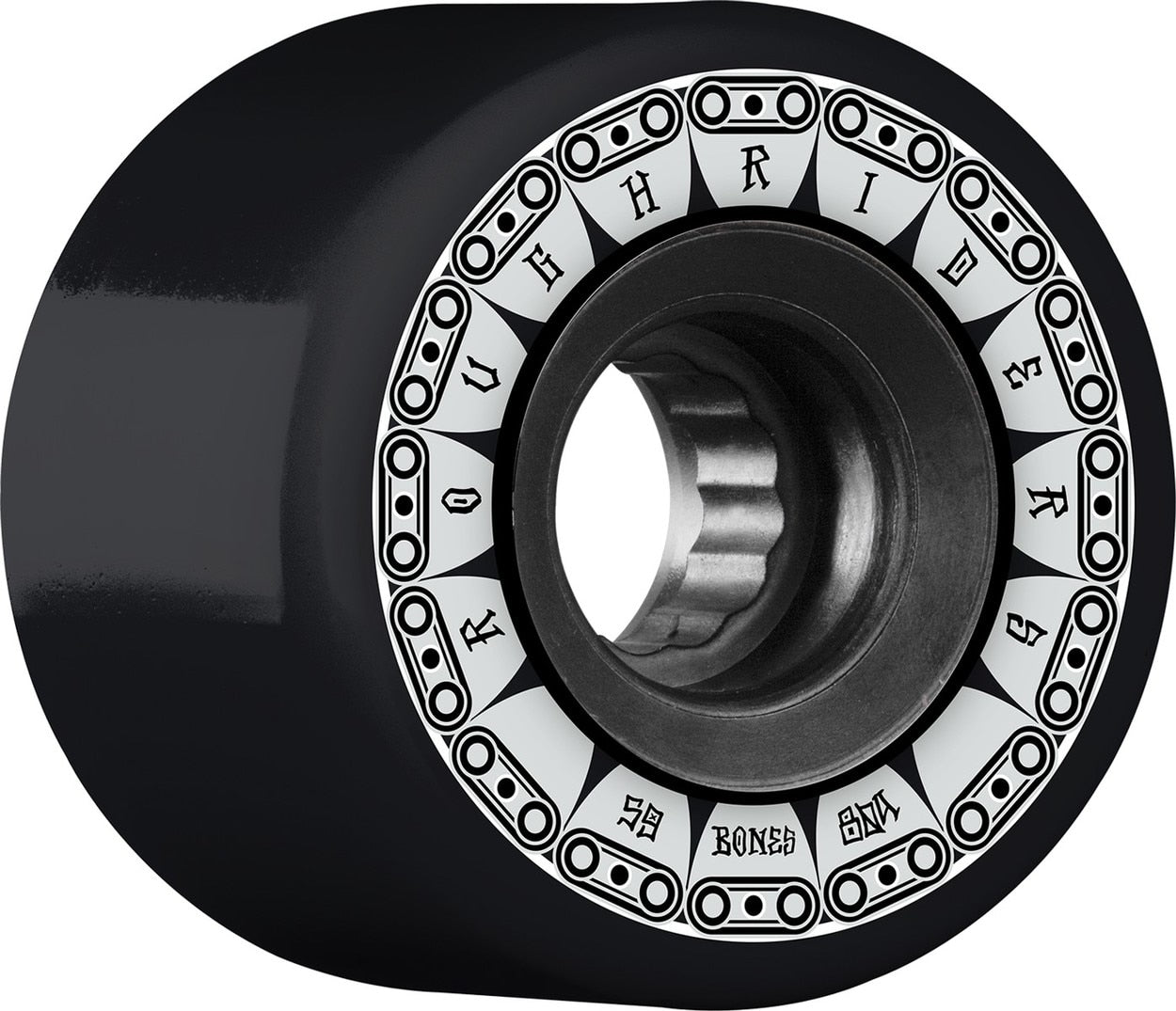 Bones ATF Tank Rough Riders Skateboard Wheels - Black