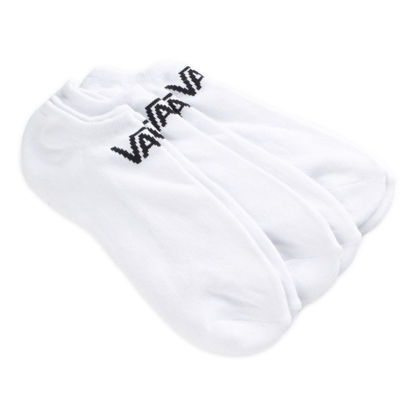 White Vans Kick Skateboard Socks