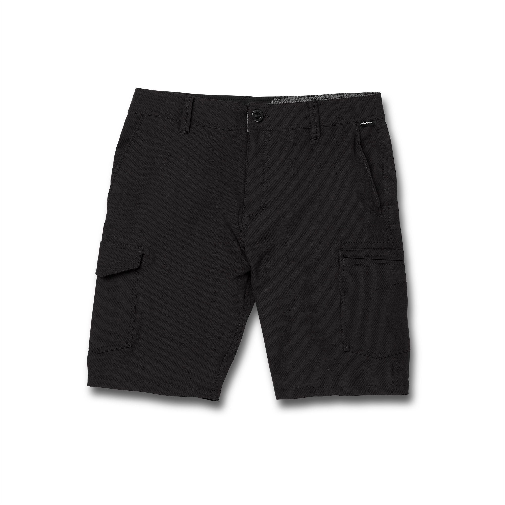 Black Surf N' Turf Dry Cargo Volcom Boardshorts